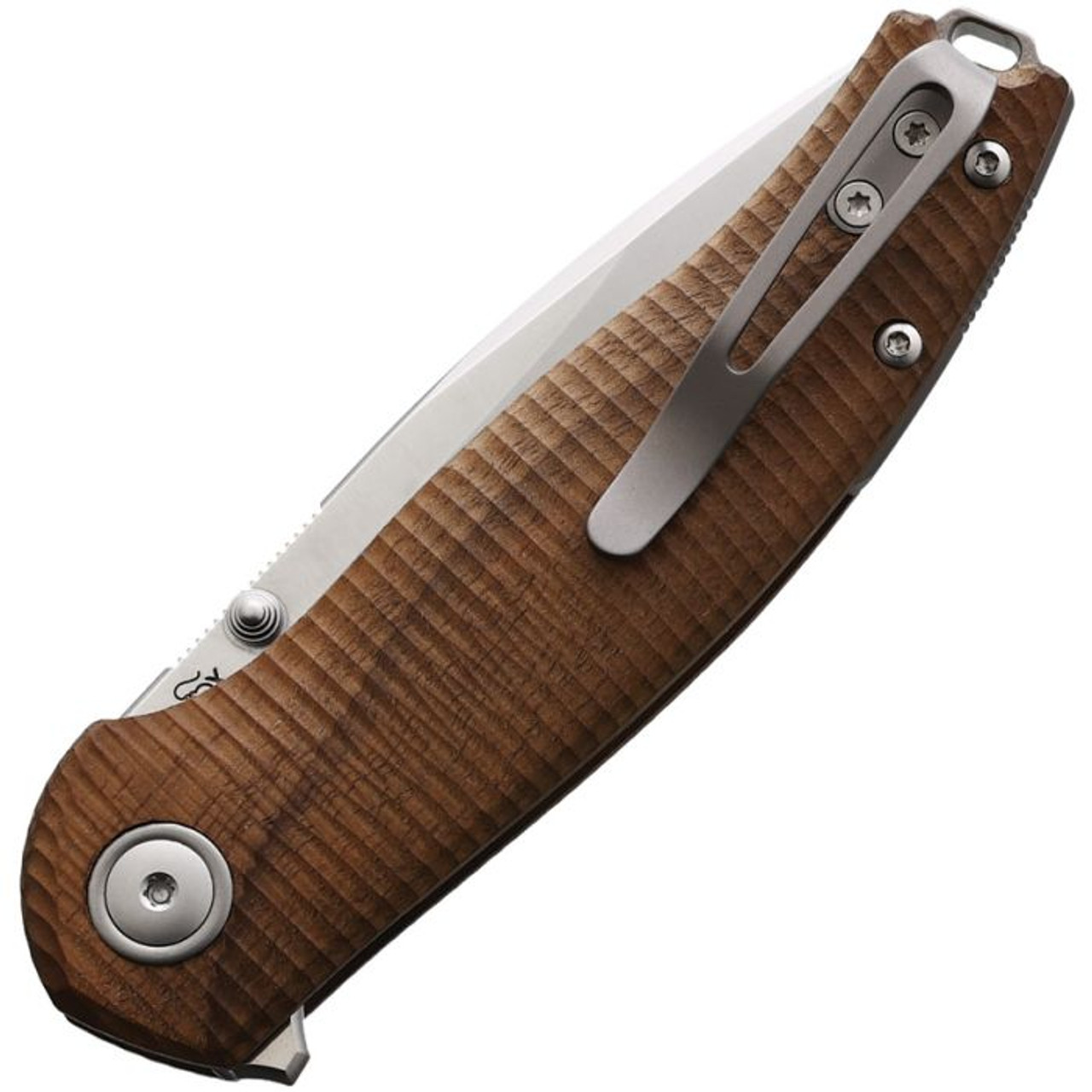 Viper Vale No (V6004NO) 2.67" CPM-MagnaCut Satin Drop Point Plain Blade, Walnut Wood Handle