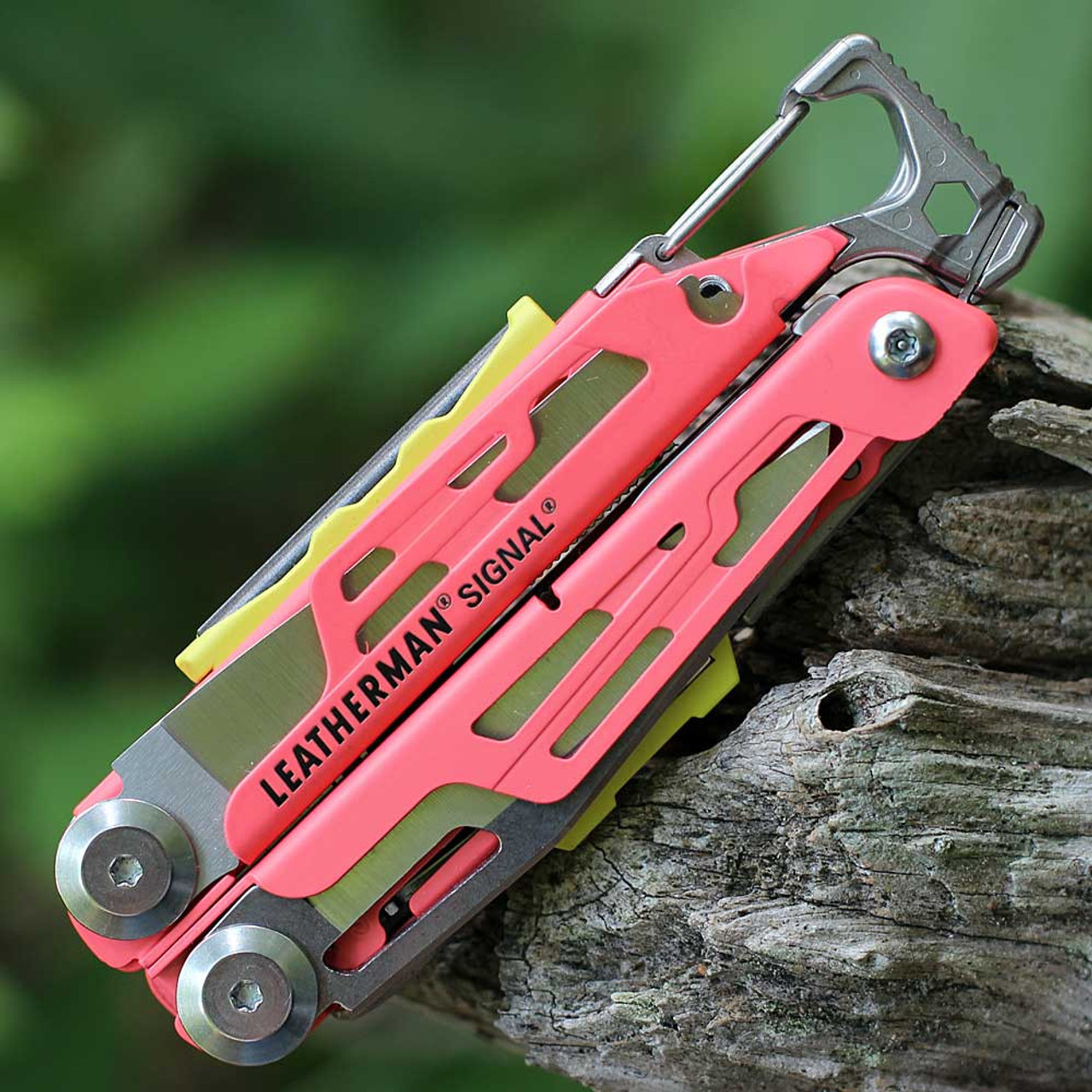 Leatherman Signal Multi-Tool (833181) Guava Stainless Steel Construction - 19 Tools