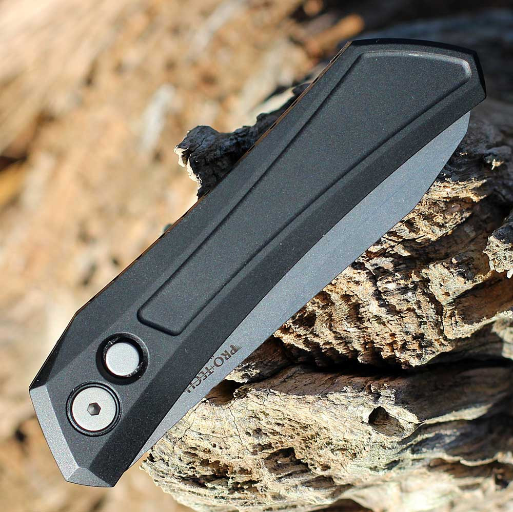Pro-Tech Oligarch DS101 | CPM MagnaCut Wharncliffe Black | Knifeworks