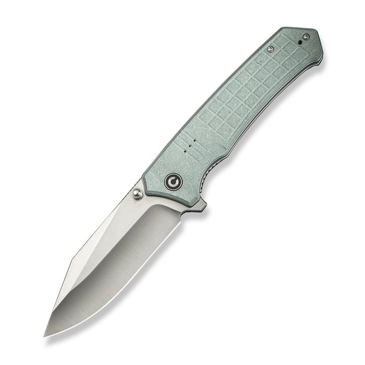 CIVIVI Tacticorix (CIVC230553) 3.7" Nitro-V Satin Clip Point Plain Blade, Gray Shredded G-10 Handle