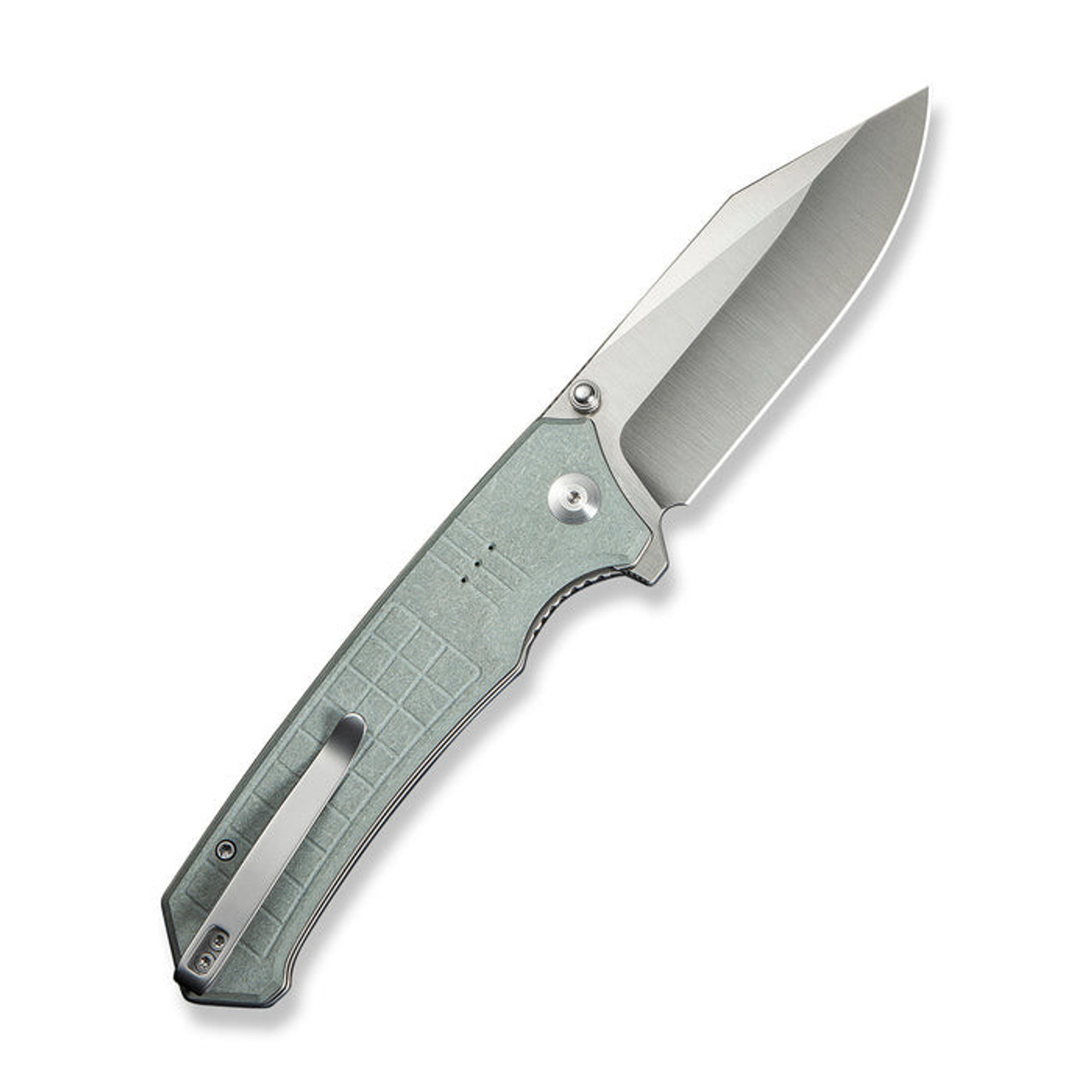 CIVIVI Tacticorix (CIVC230553) 3.7" Nitro-V Satin Clip Point Plain Blade, Gray Shredded G-10 Handle