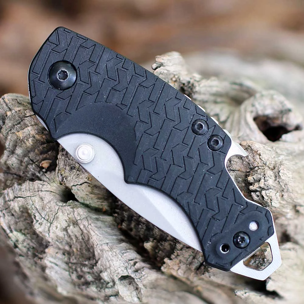 Kershaw Shuffle 3800WM folding knife profile view showing the 2.375-inch bead-blasted blade and black K-Texture handle.