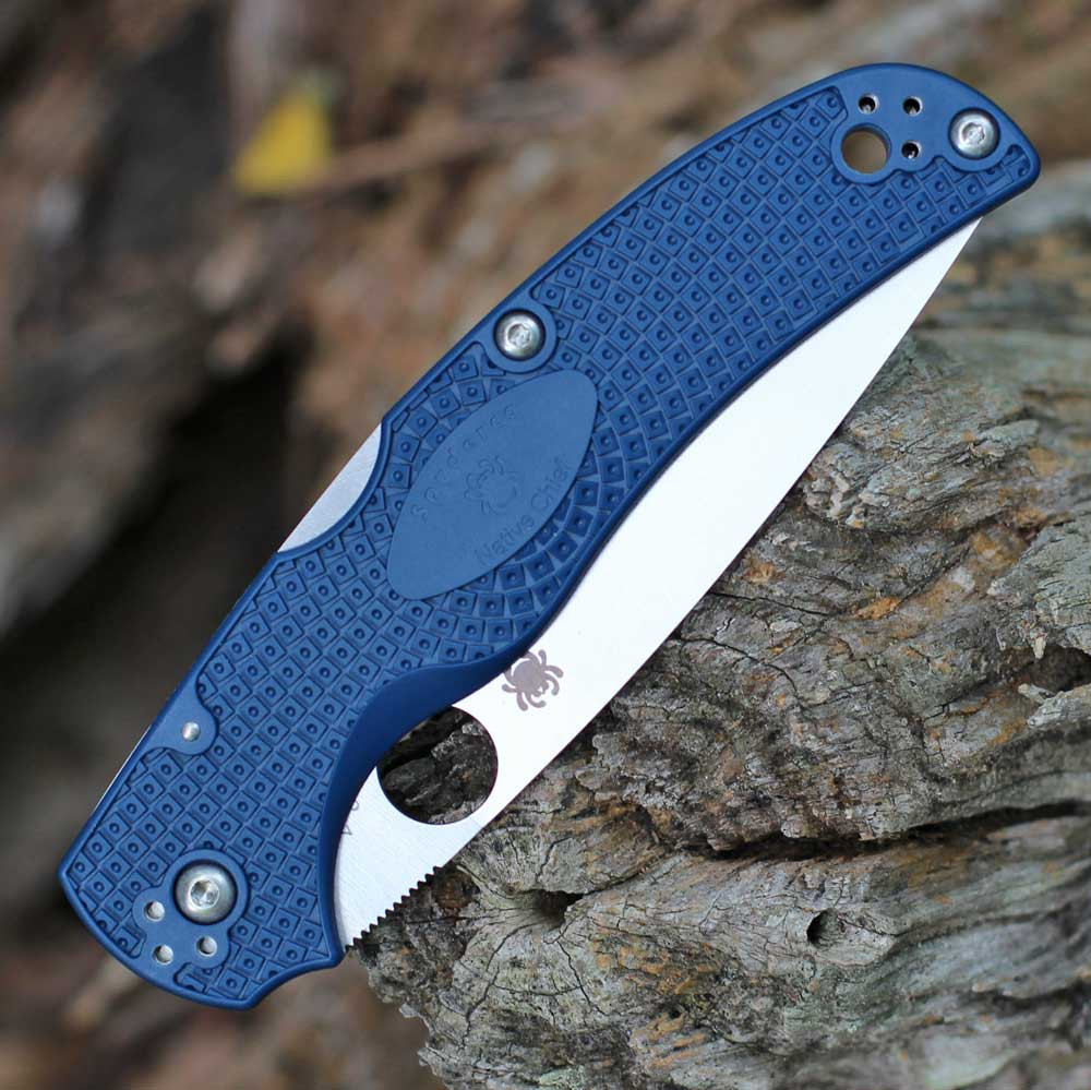 Spyderco Native Chief Lightweight CPM SPY27 Cobalt Blue C244PCBL