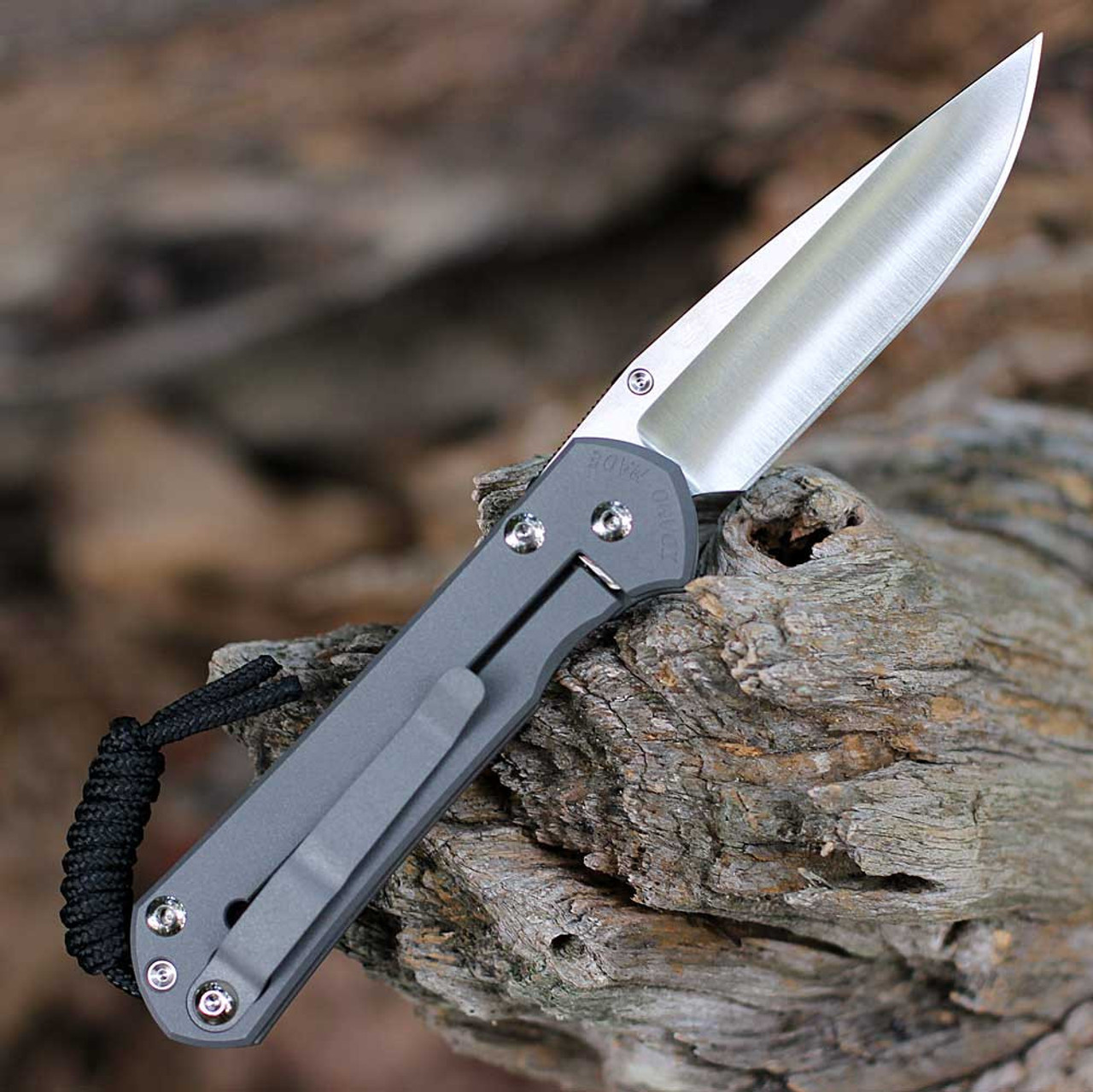 Chris Reeve Unique Graphic Small Sebenza 31 with Amethyst, CPM-MagnaCut, 6A14V Titanium Handle, S31-1408-0136