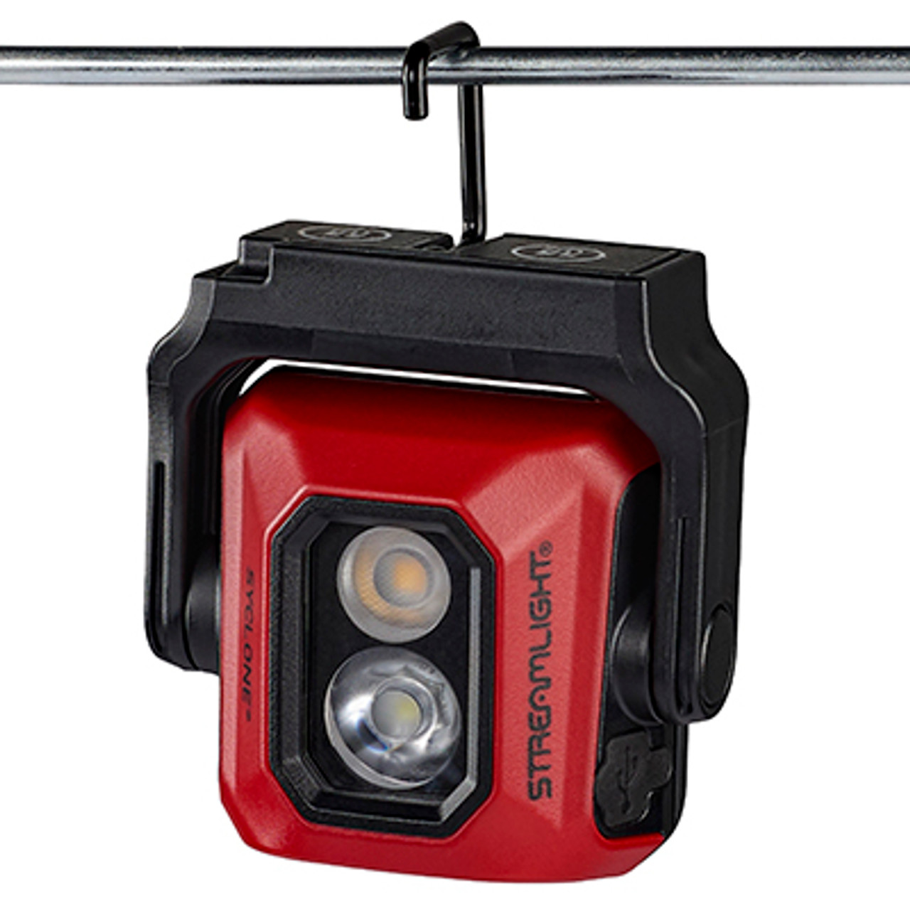 Streamlight Syclone (ST61510) Red Rechargeable Work Light, 400 Lumens