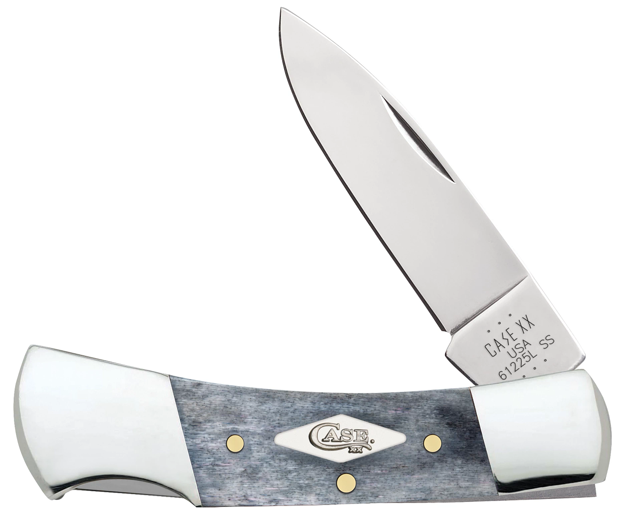 Case Lockback 34205 Smooth Gray Bone (61225L SS)