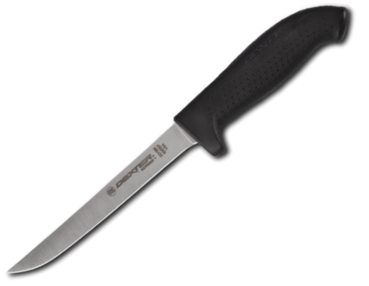 Dexter Flexible Boning Knife (SG136FB) 6.0 DEXSTEEL Plain Blade, Black SoftGrip Handle