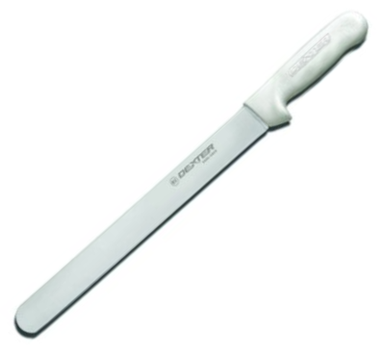 Dexter Roast Slicer Knife (S140-12SC) 12.0 DEXSTEEL Serrated Blade, White Sani-Safe Handle
