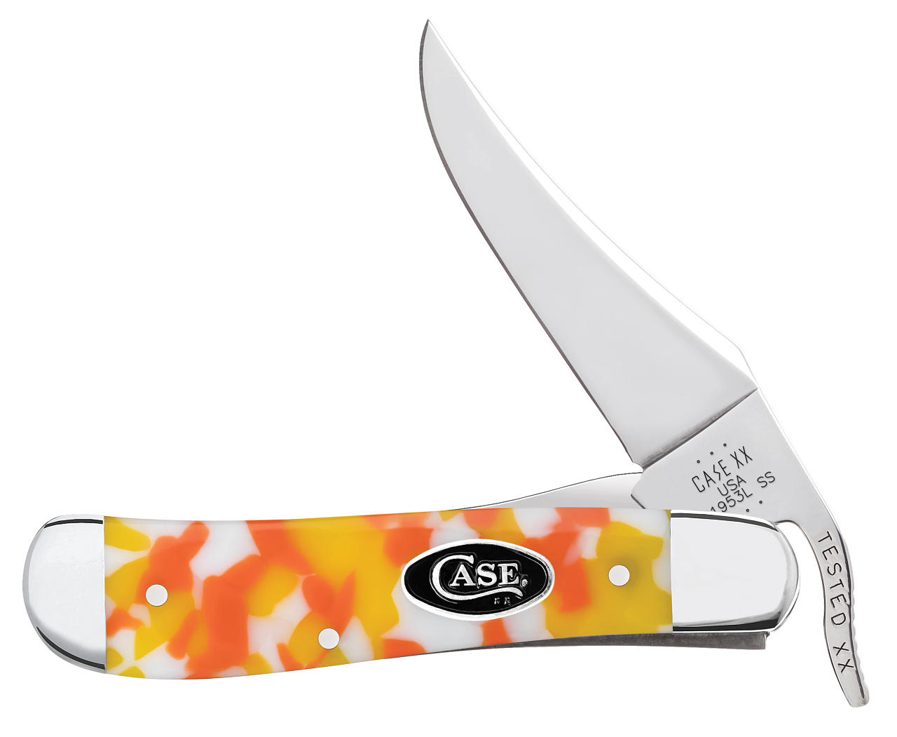 Case Russlock 53752 Candy Corn Smooth Kirinite (101953L SS)
