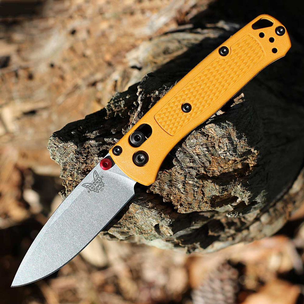 Benchmade Mini Bugout 533-08 folding knife 2.82 inch S30V Satin Drop Point blade