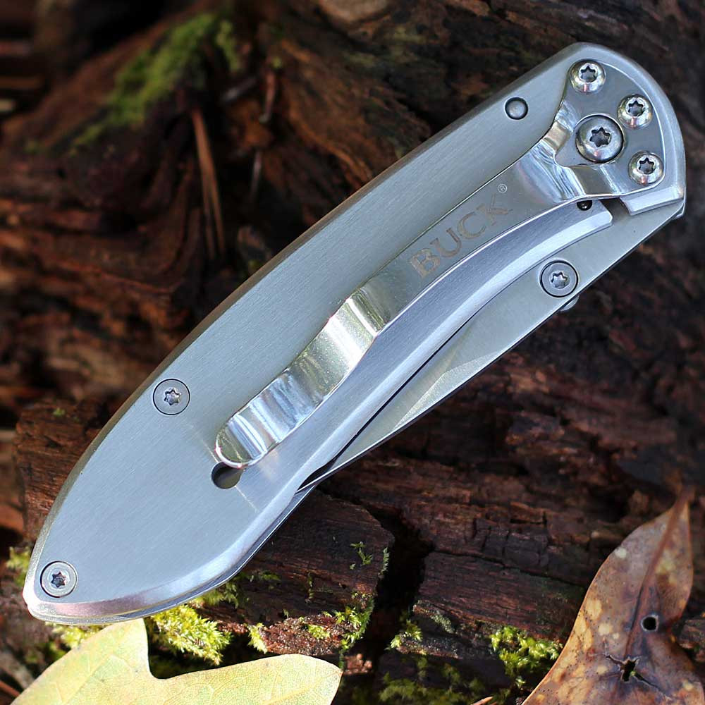 Buck 327 Nobleman Brushed SS 2.6