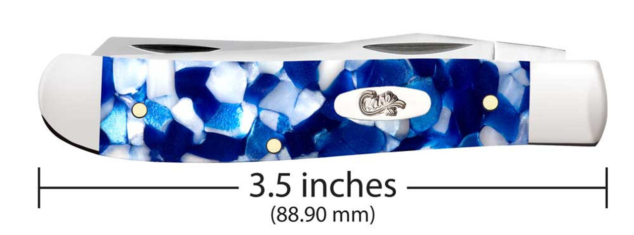 Case Mini Trapper 50725 - Blue Crackle Kirinite(10207 SS)