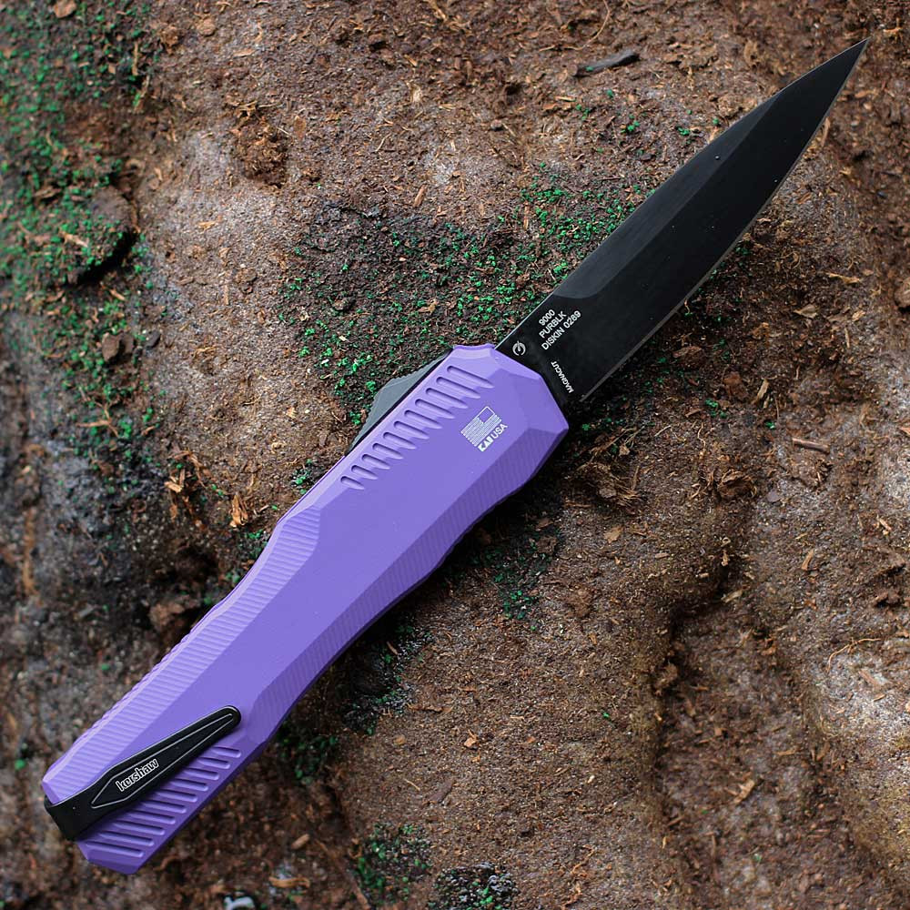 KerKershaw Livewire OTF | 9000PURBLK | Knifeworks