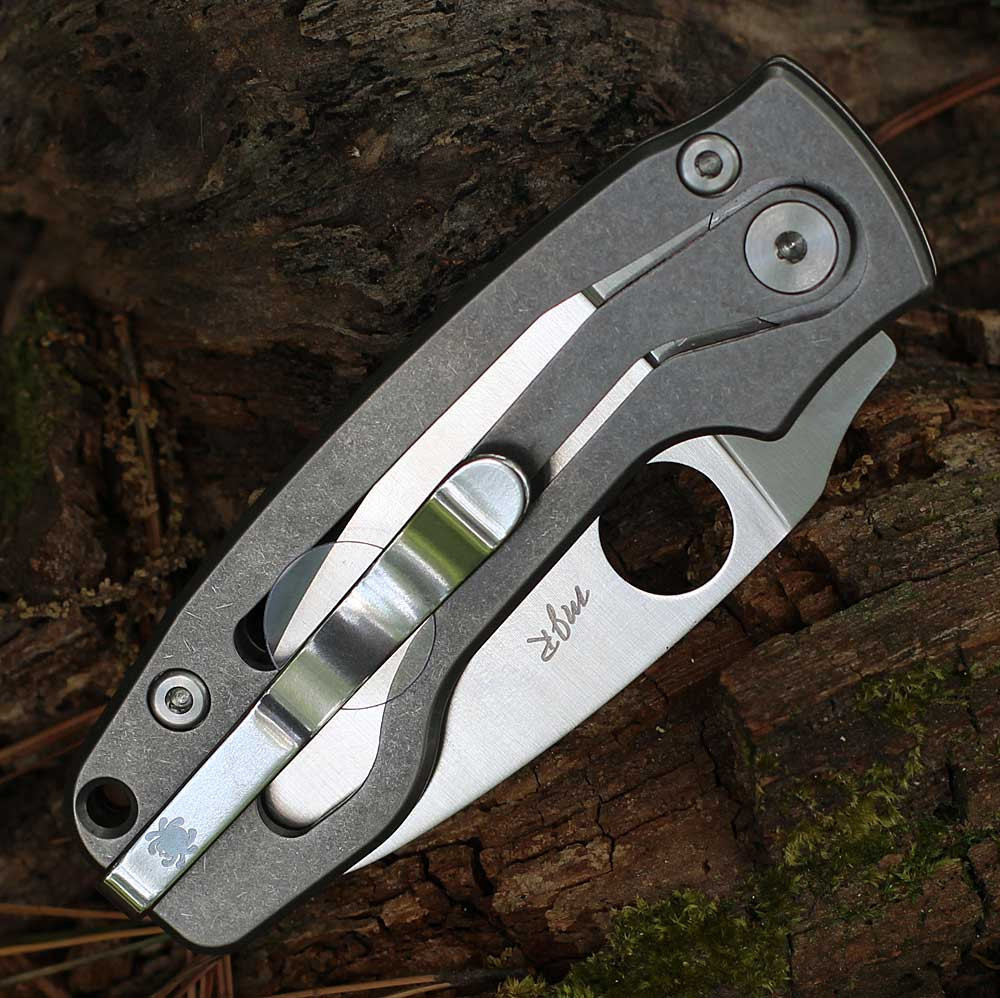Spyderco PITS 2 reversible deep-pocket wire clip tip-up carry
