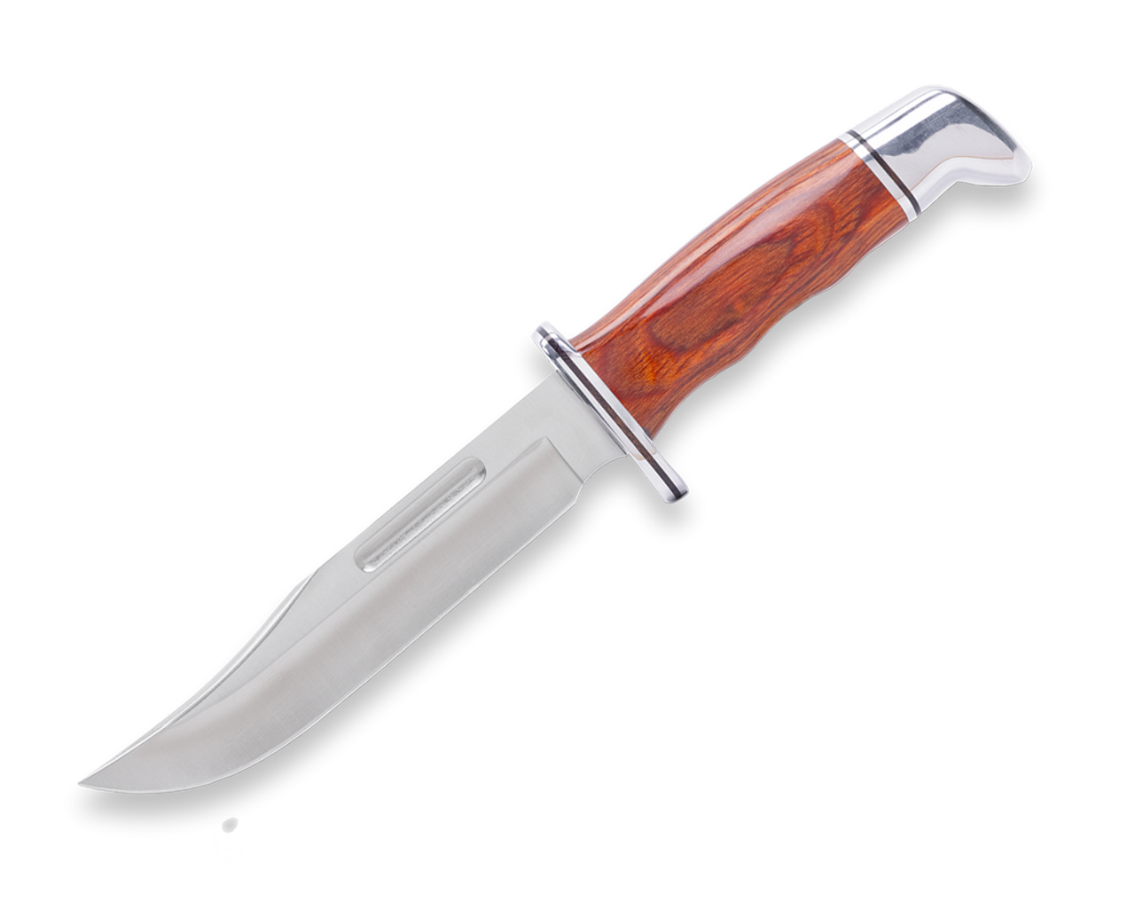 Buck Special Heritage Series (0119CCS1-B) 6" 420HC Satin Clip Point Plain Blade, Cocobolo Wood Handle, Black Leather Sheath