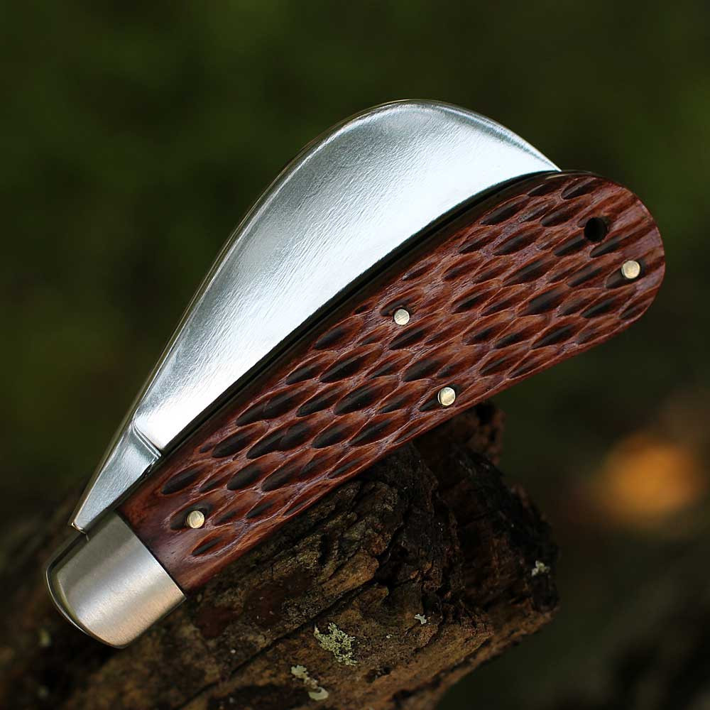 Boker Treebrand Hawkbill D2 Jigged Brown Bone 110843 | Knifeworks