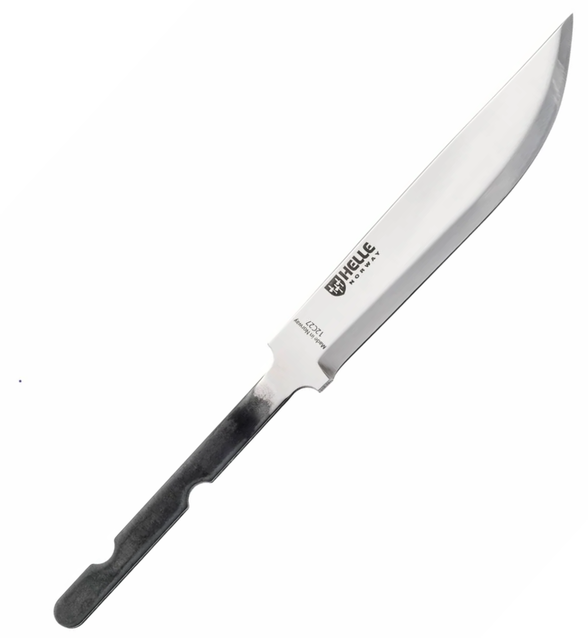 Helle Blade #61 Blank (4.02" 12C27) HE61BLD Drop Point Plain Edge Blade Blank