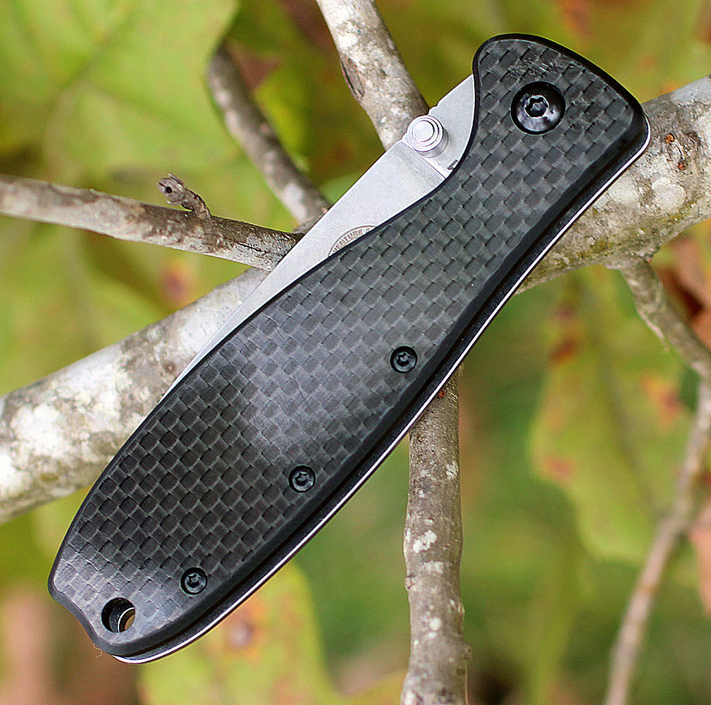 ESEE Zancudo BRKR2CF Carbon Fiber G10 Closed Right View