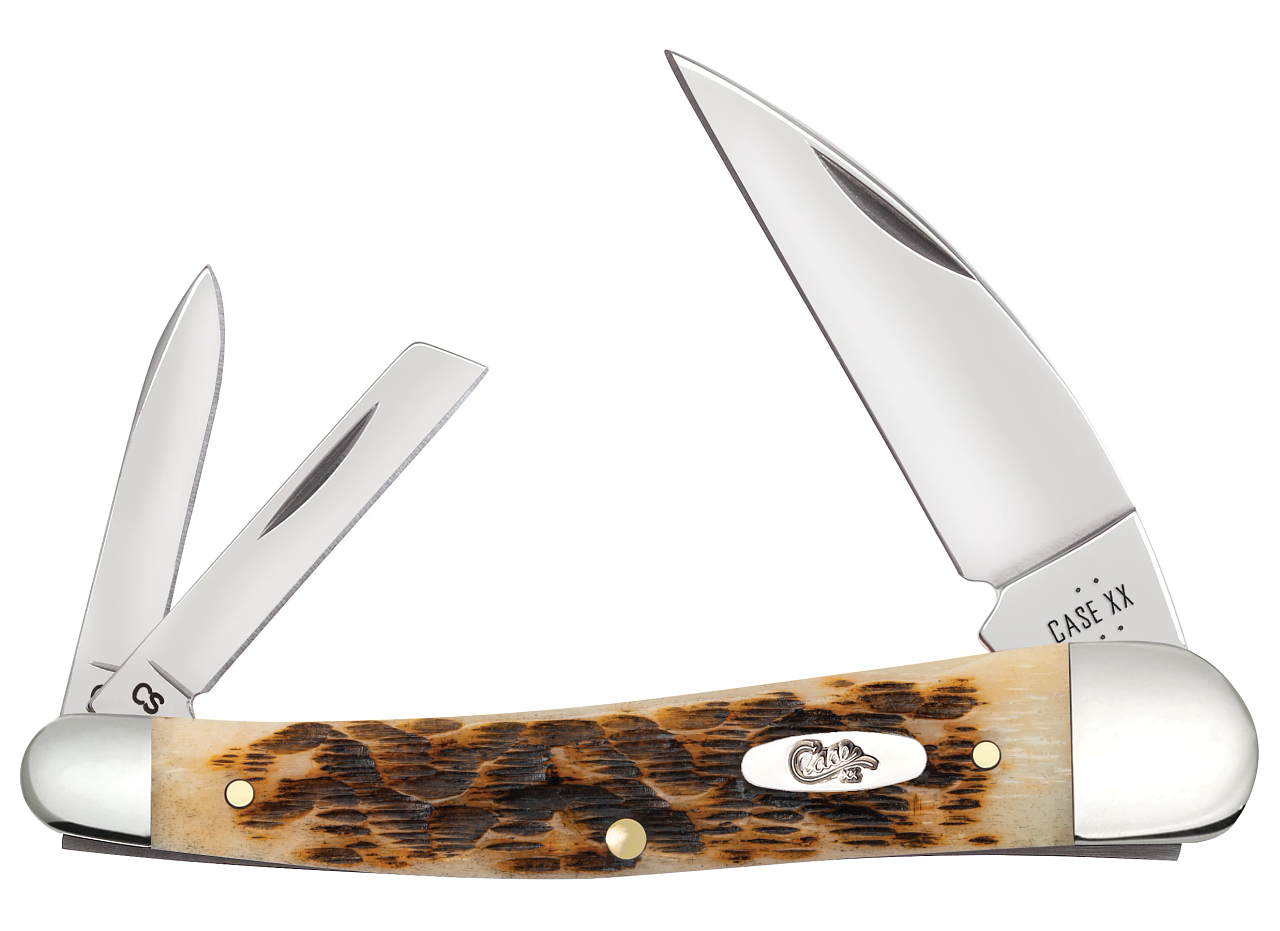 Case Seahorse Whittler 30094 Amber Bone Peach Seed (6355WH CS)