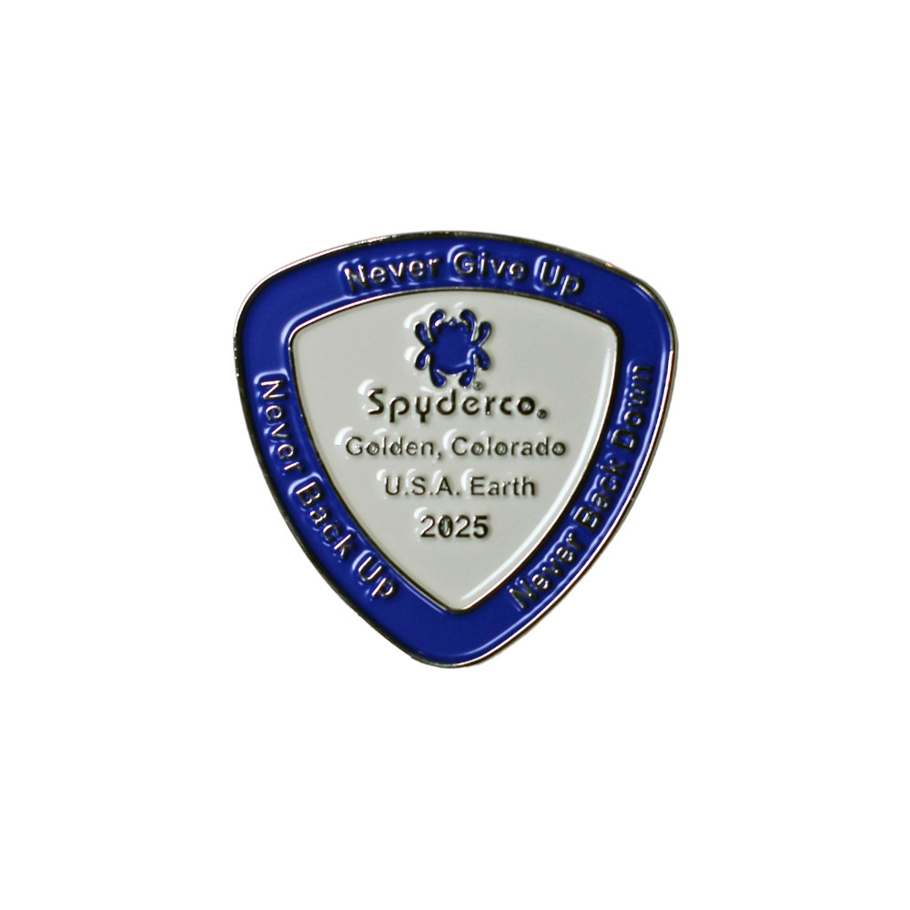2025 Spyderco Challenge Coin, Support Our Military & Law Enforcement