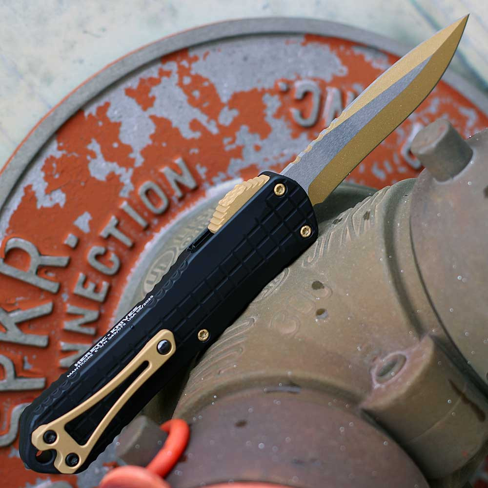 Heretic Knives Manticore E H029F-16A-GOLD | Gold MagnaCut | Knifeworks