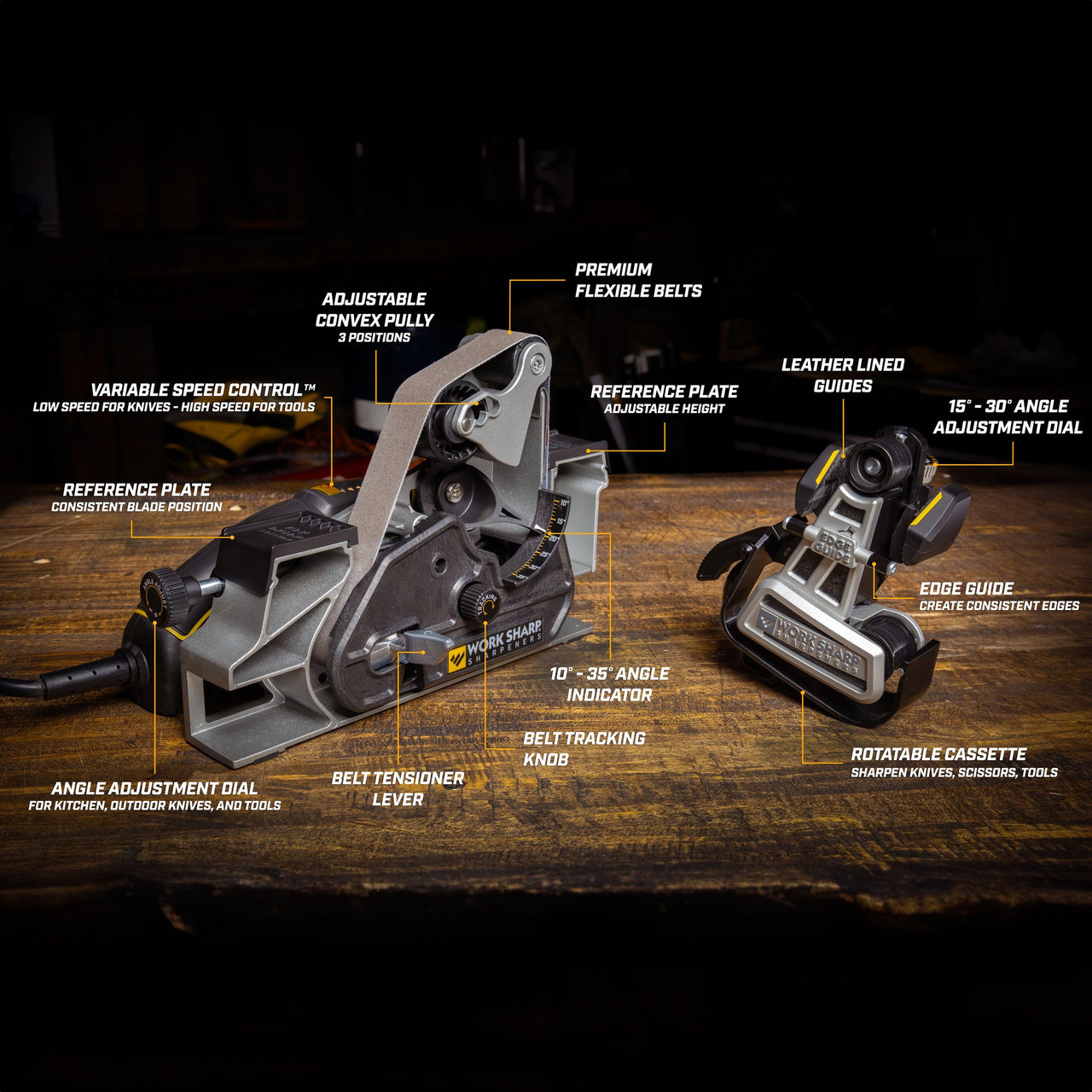 Work Sharp Knife and Tool Sharpener Ken Onion Edition Elite MK.2 (WSKTS-K02-ELT)