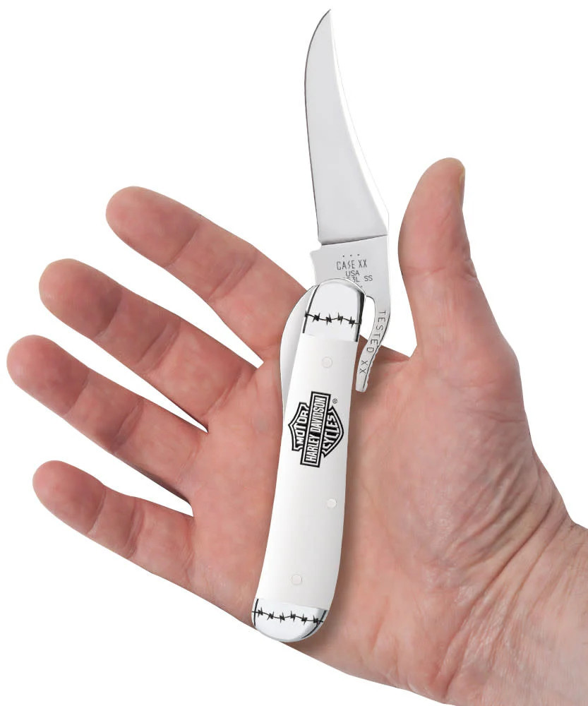Case Harley Davidson Russlock | 52249 Smooth White Synthetic