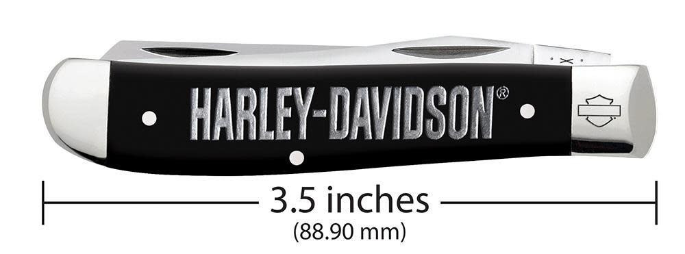 Case Harley Davidson Mini Trapper | 52231 Smooth Black Synthetic