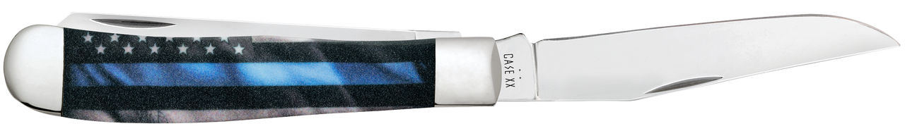 Case Trapper Blue Line/Flag 09578 CCI Smooth Synthetic (4254 SS)