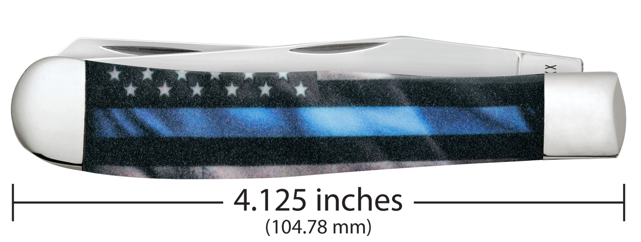 Case Trapper Blue Line/Flag 09578 CCI Smooth Synthetic (4254 SS)