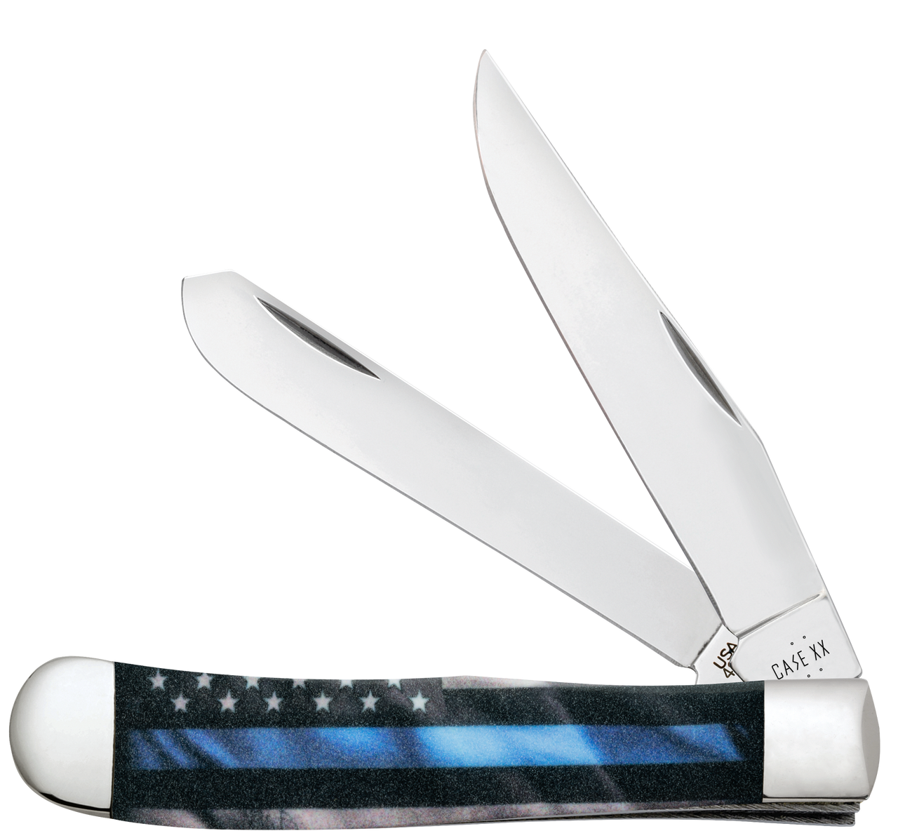 Case Trapper Blue Line/Flag 09578 CCI Smooth Synthetic (4254 SS)