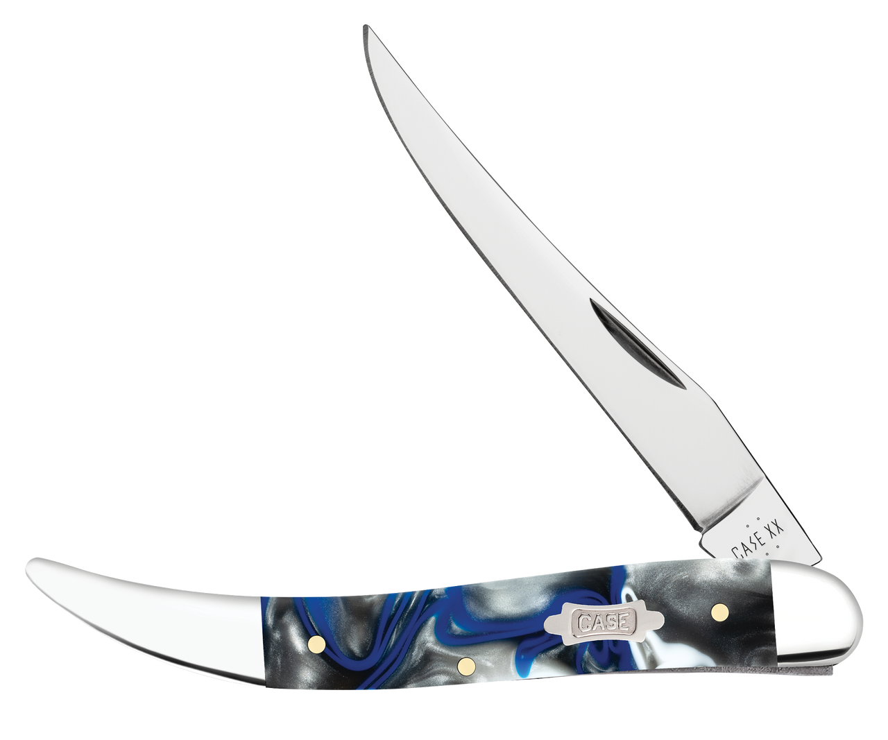 Case Medium Texas Toothpick 53812 Smooth Pacific Tides Kirinite (1010094 SS)