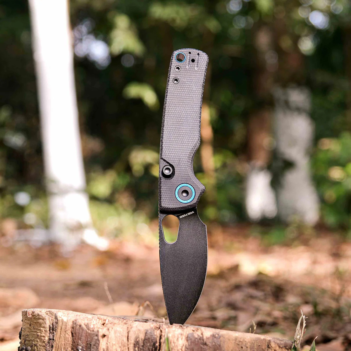 Vosteed Porcupine - Black Micarta | A2601| Knifeworks