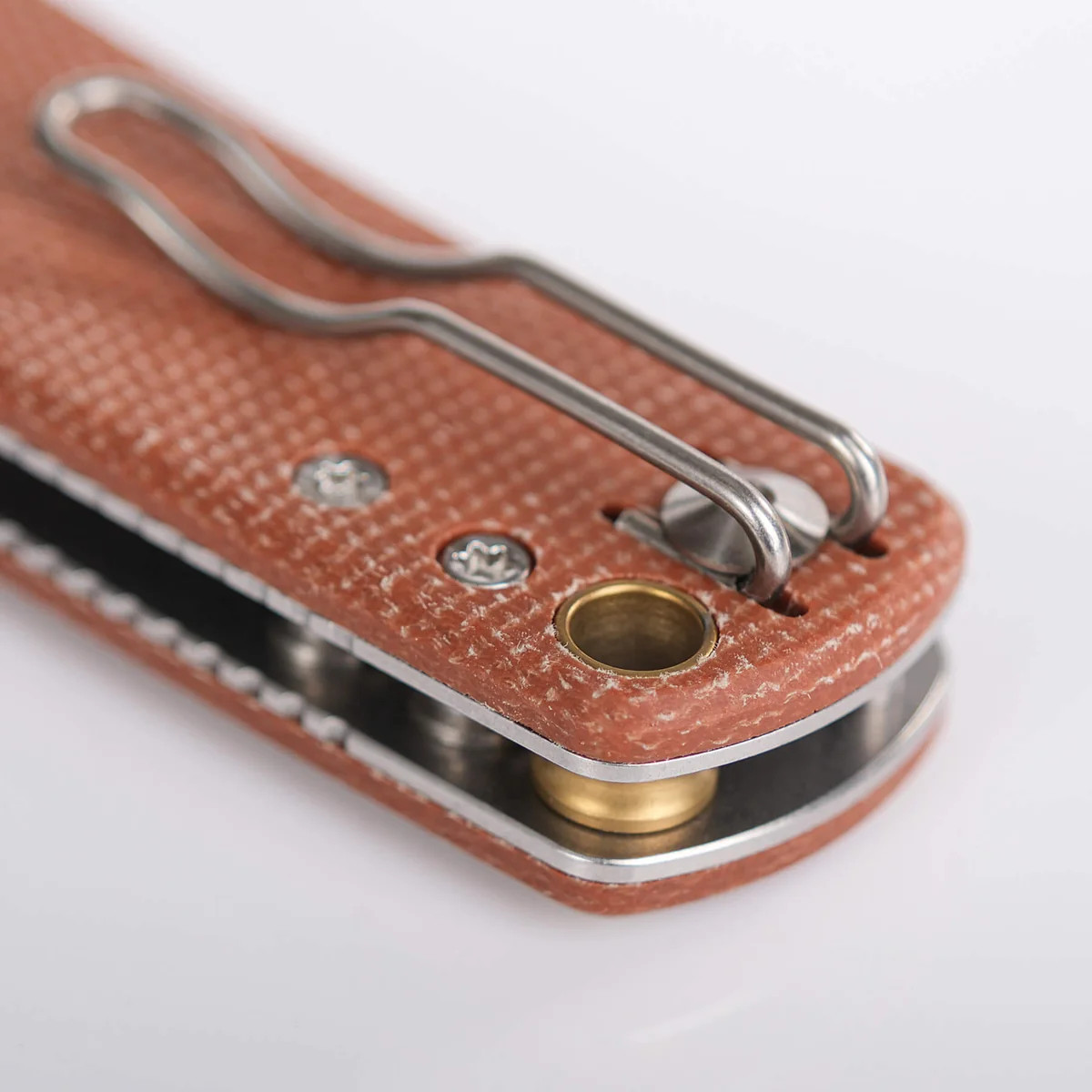 Vosteed Porcupine Brown Micarta | A2605| Knifeworks