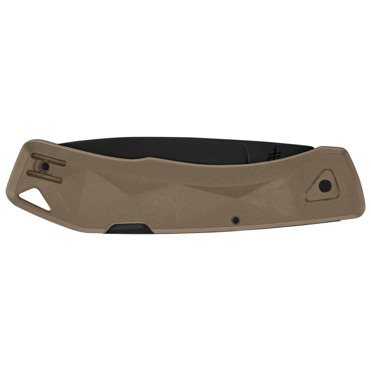 Gerber LST Ultra (G1074499) 2.7" 420HC Black Stonewash Drop Point Blade, Coyote Brown GFN Handle, Lockback