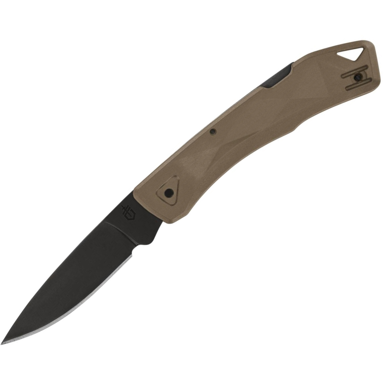 Gerber LST Ultra (G1074499) 2.7" 420HC Black Stonewash Drop Point Blade, Coyote Brown GFN Handle, Lockback