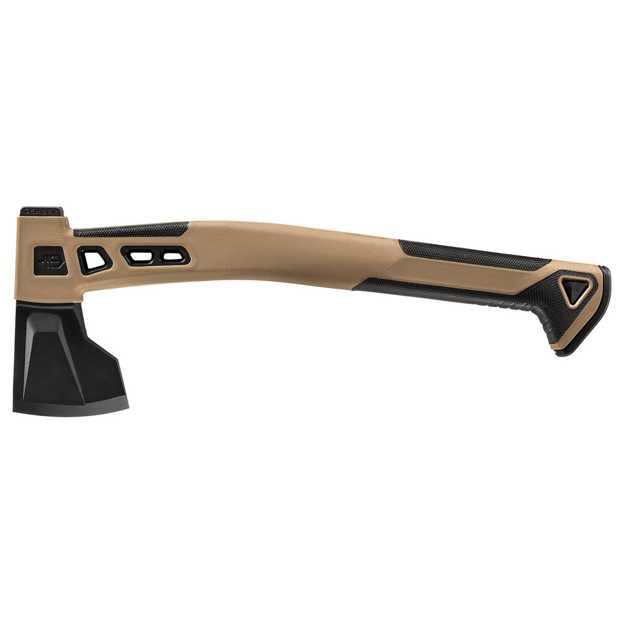 Gerber Bushcraft Hatchet 15.25" - Coyote Brown GFN, Rubber overmold grip (5.5" CS) 31-003783