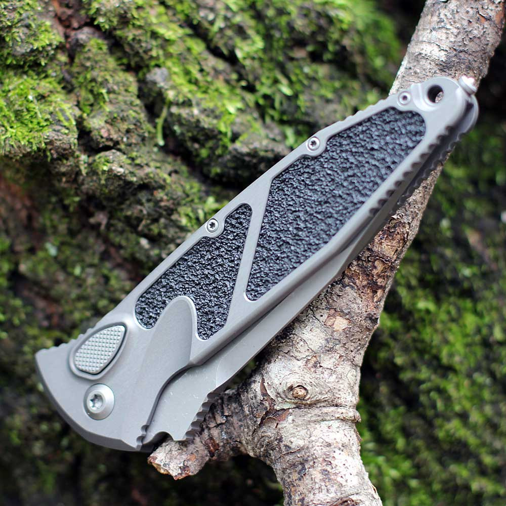 Microtech Socom Elite Tactical AUTO S/E Natural Clear Apocalyptic