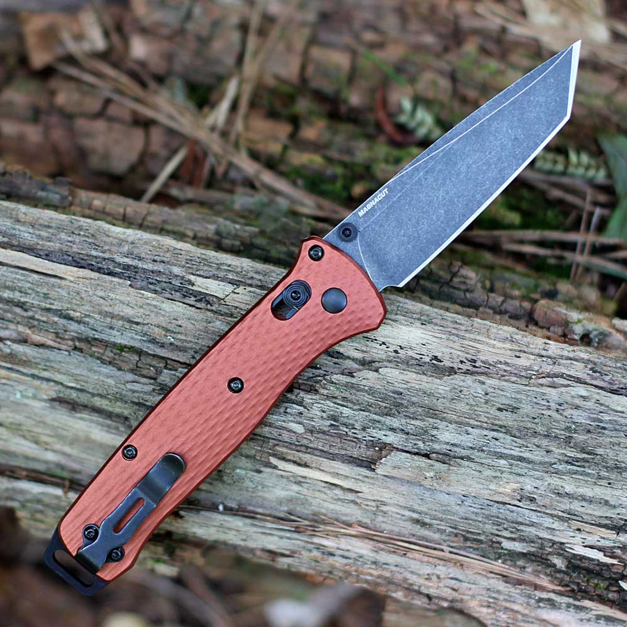 DLC Battlewash CPM-MagnaCut super steel Tanto plain edge blade