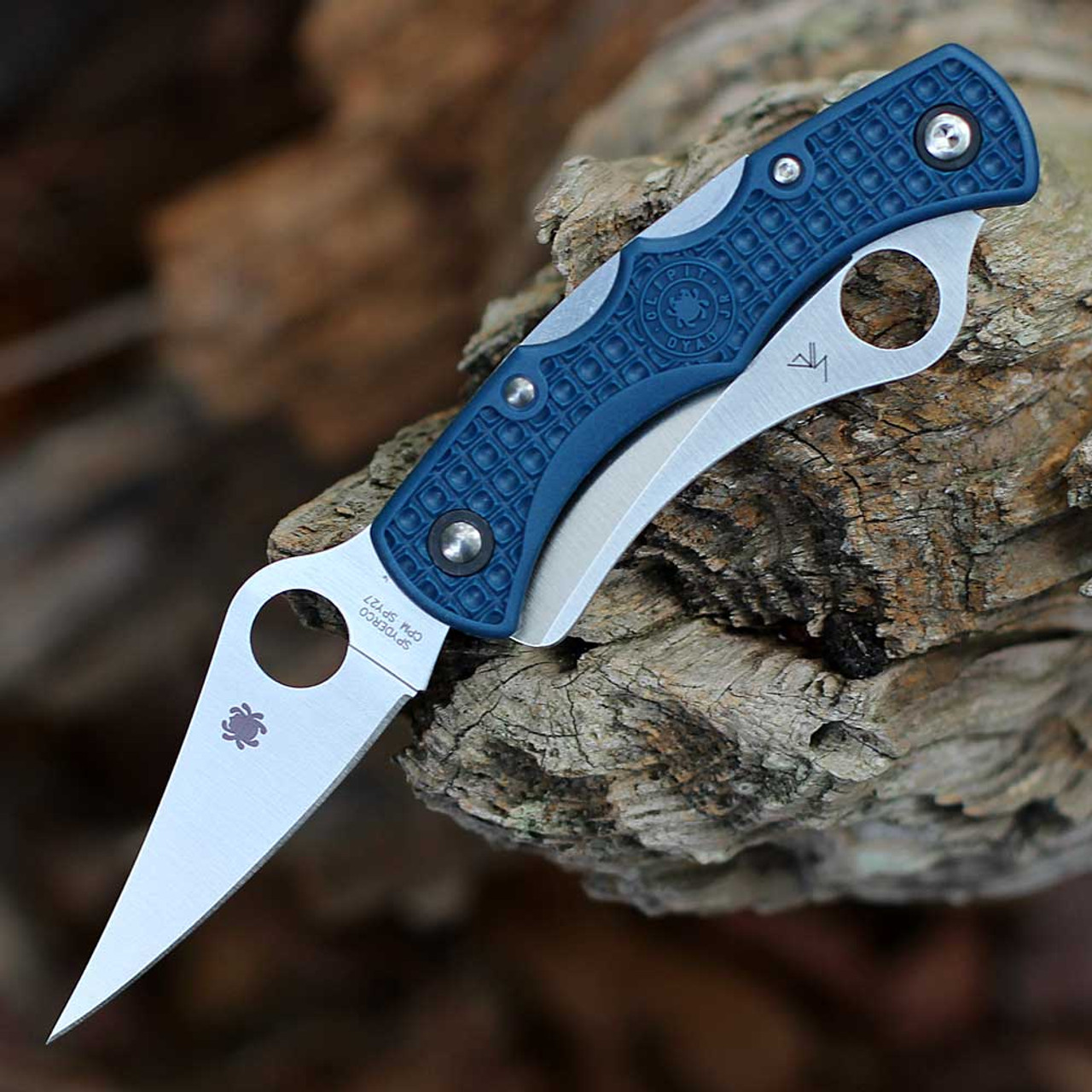 Spyderco Dyad Jr 3.23 inch closed length Sprint Run folding knife