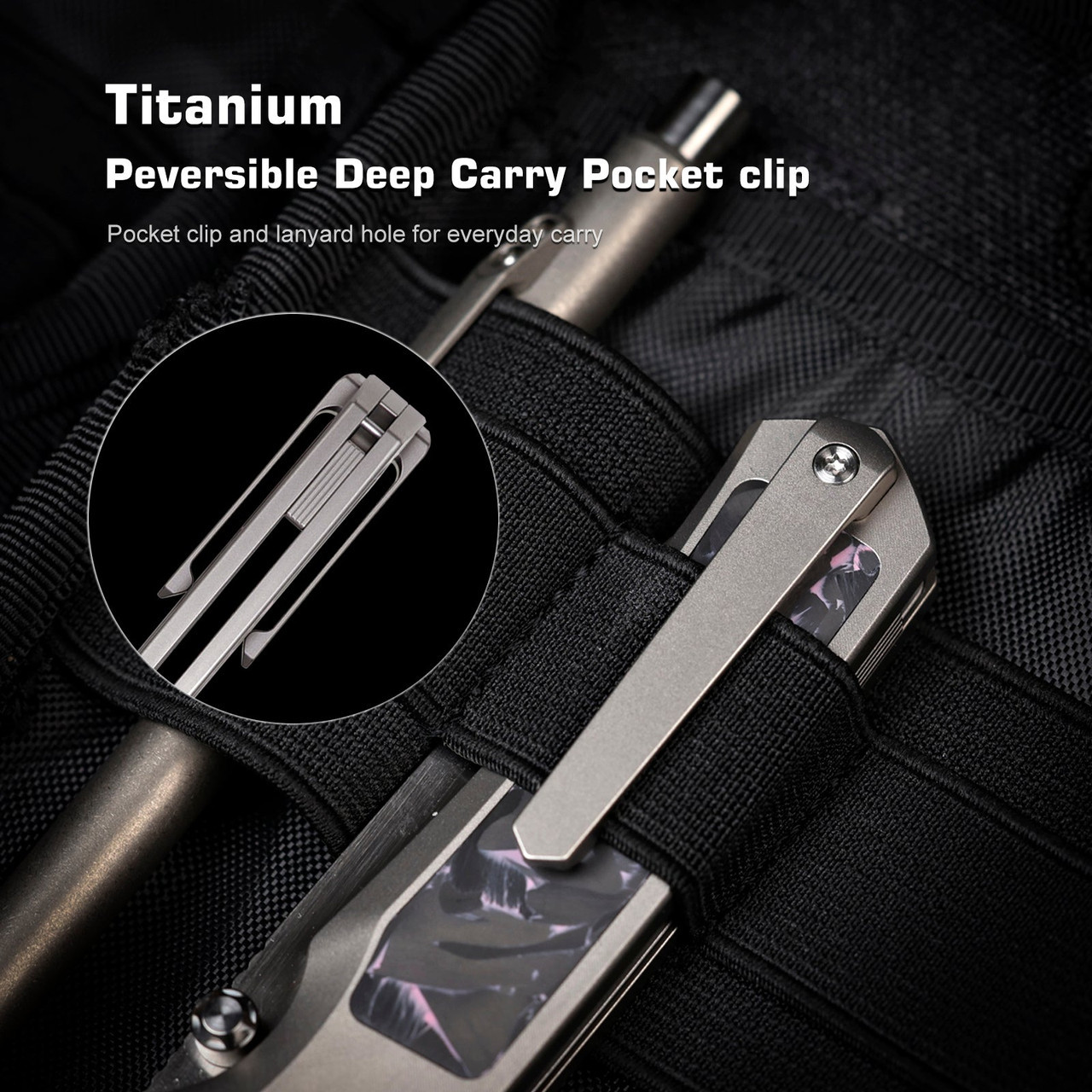 REMETTE RT- Aurora-P Crossbar Lock Ti/CF | RMTAURAP | Knifeworks