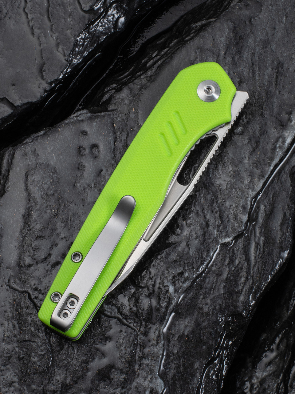 CIVIVI Guile Front Flipper- Fluorescent Green G10 | C24062B-2
