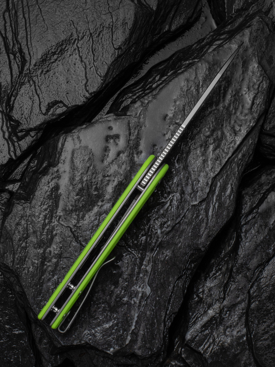 CIVIVI Guile Front Flipper- Fluorescent Green G10 | C24062B-2