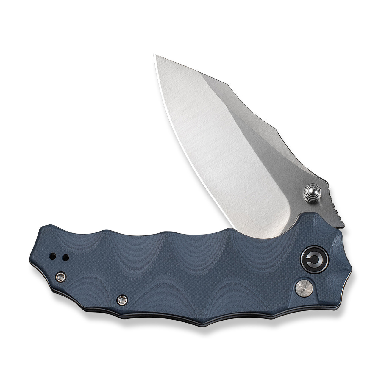 CIVIVI Natterjack Front Flipper- Milled Neutral Blue G10 | C24028