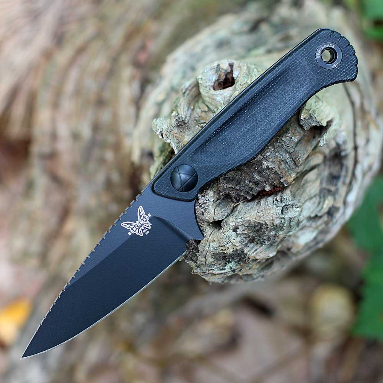 Benchmade Dacian 203BK-02 black micarta handle fixed blade