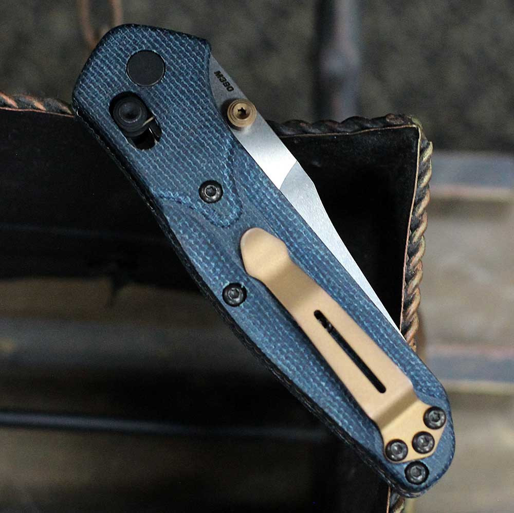 ペドラ M ネイビー ビブ Benchmade Mini Osborne | M390 Micarta | 945-04 | Knifeworks