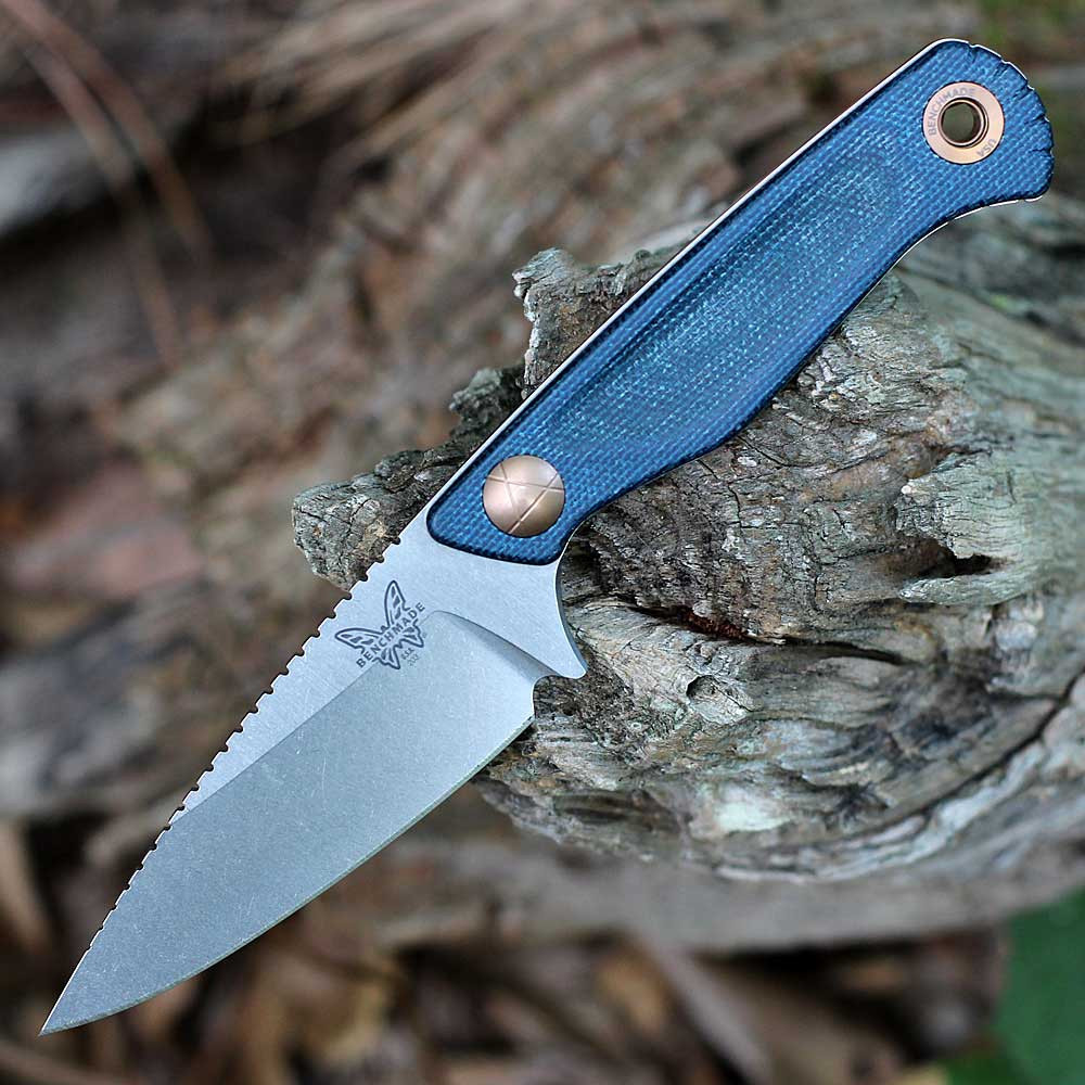 Benchmade Dacian 203-04 MagnaCut Blue Denim Micarta | Knifeworks