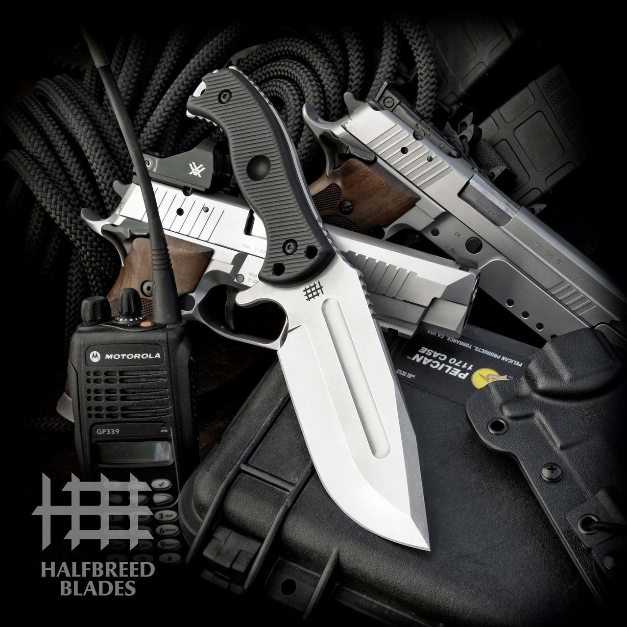 Halfbreed Blades Large Bush Knife Gen 2| LBK-01-GEN-2-STN| Knifeworks