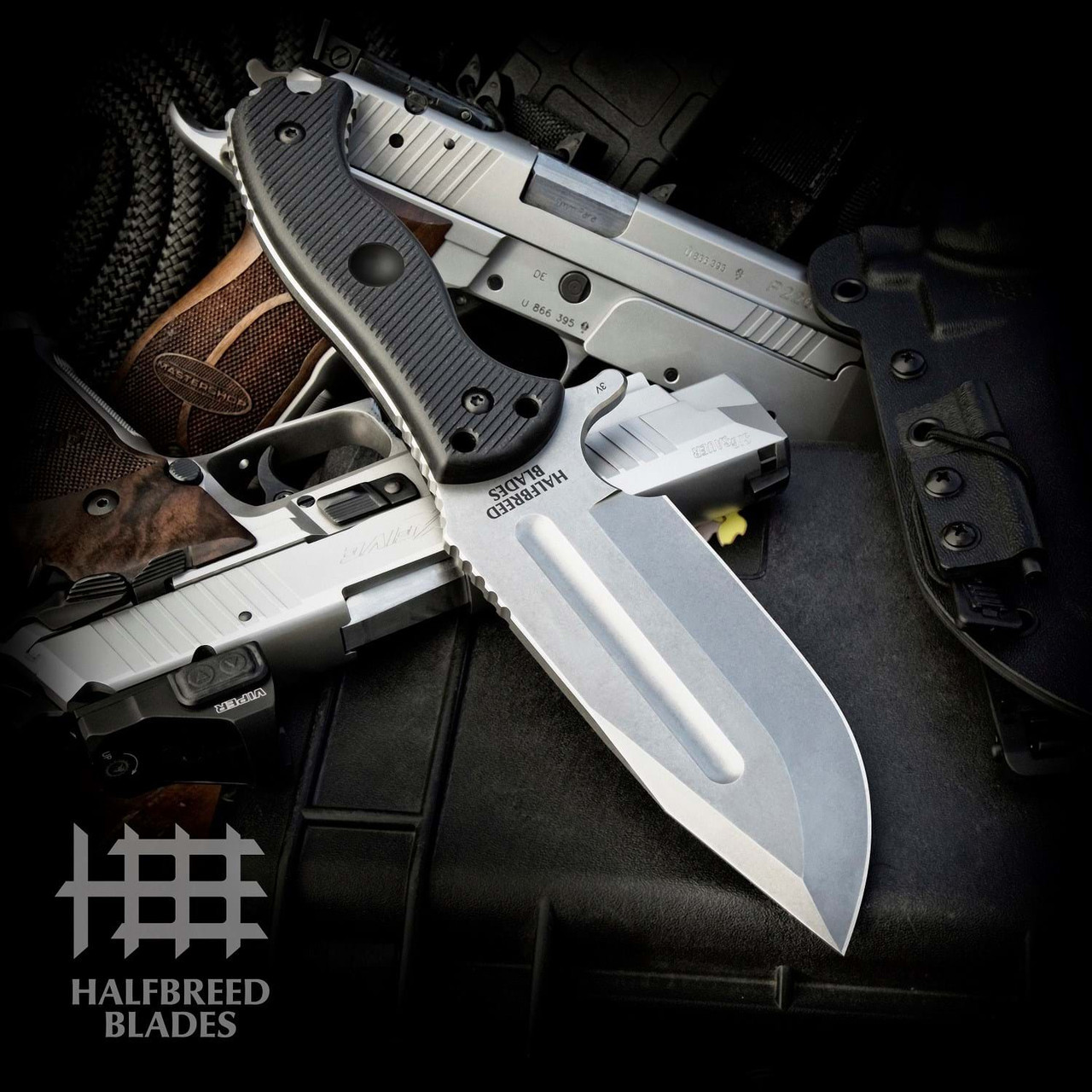 邦楽 586 HALFBY half works Halfbreed Blades Large Bush Knife Gen 2| LBK-01-GEN-2-STN| Knifeworks