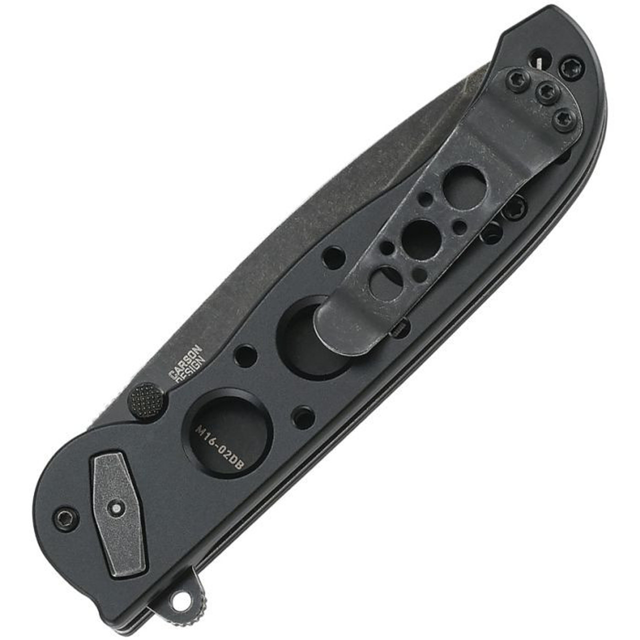 CRKT M16-02DB Deadbolt Folding Knife with D2 steel tanto blade, black aluminum handle, Assisted Opening, IKBS pivot, and Deadbolt Lock – perfect for collectors, EDC, and outdoor enthusiasts. On sale and special price at Knifeworks.